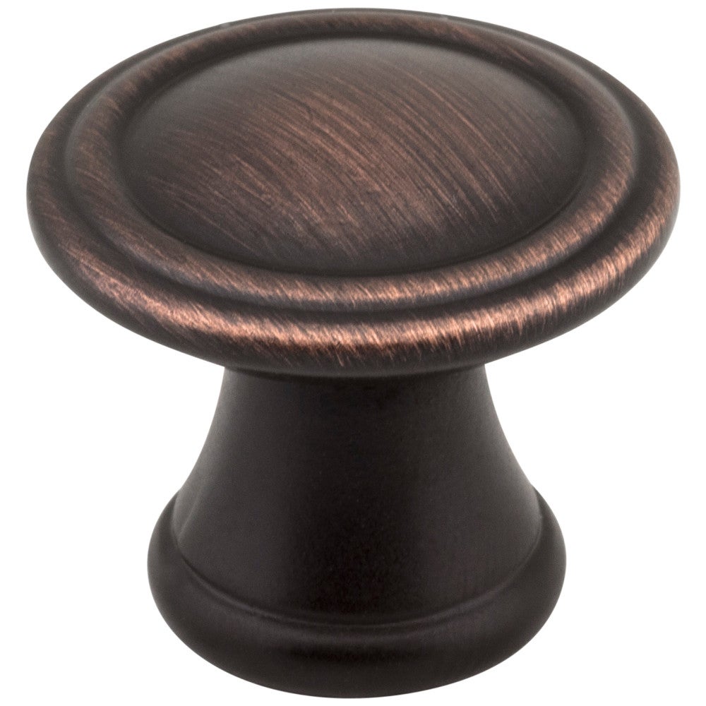 1-3/16" Diameter Brushed Oil Rubbed Bronze Cordova Cabinet Knob